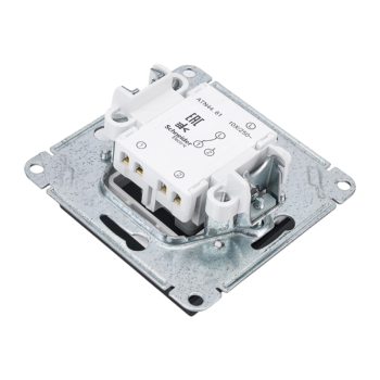 Переключатель встраиваемый Schneider Electric AtlasDesign Aqua IP44 1 кл. карбон без подсветки