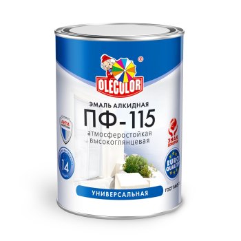 Эмаль алкидная универсальная ПФ-115 Olecolor ABC-Farben жёлтая 2,7 кг