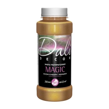 Эмаль акриловая декоративная DECOR Magic Dali медь 0,25 л