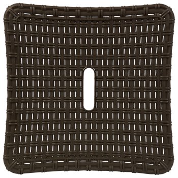 Табурет Rattan  36,3х36,3х44,8 см цвет шоколад