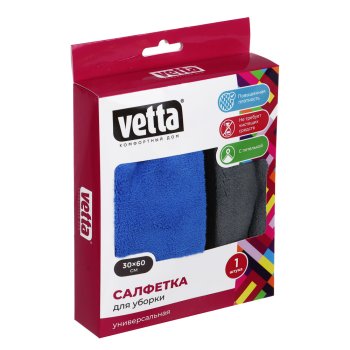 Салфетка для уборки <> VETTA 60х 30,2 см 1 шт.