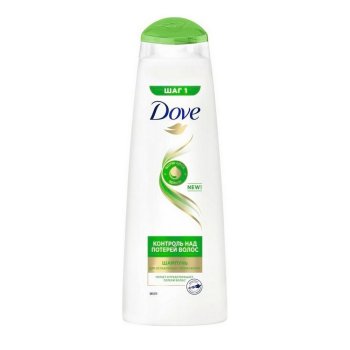 Шампунь Dove Контроль над потерей волос для ослабленных волос 380 мл женский нет от выпадения