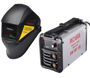 Сварочный аппарат инверторный РЕСАНТА САИ-190ТLUX + Маска сварщика WM-6