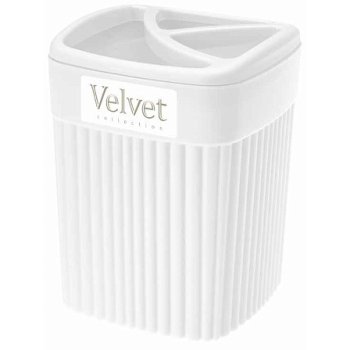 Подставка для зубных щеток VELVET пластик цвет белый