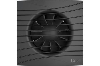 Вентилятор DiCiTi SLIM 4C Matt Black 100мм черный 160х160х92мм
