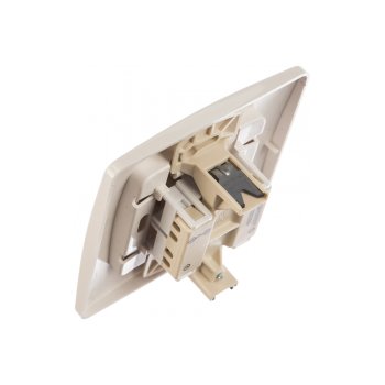 Выключатель встраиваемый Schneider Electric Blanca 1 кл. молочный без подсветки