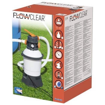 Насос для бассейнов Bestway Flowclear 36 см 3596 л/ч - л