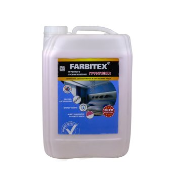Грунтовка акриловая глубокого проникновения FARBITEX ABC-Farben 10 кг