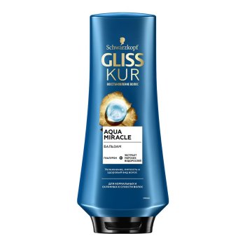 Бальзам для волос Gliss Kur Aqua Miracle 360 мл