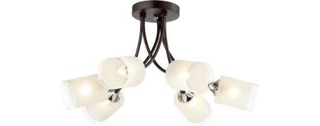 Люстра Lumion Paula E27х6шт цвет черный