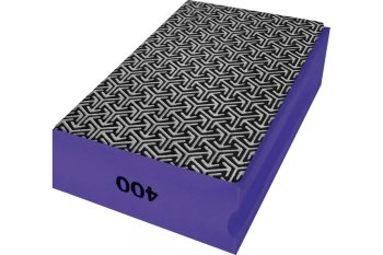 Губка шлифовальная 90х55х30 мм Р400 VERTEXTOOLS