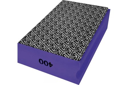 Губка шлифовальная 90х55х30 мм Р400 VERTEXTOOLS