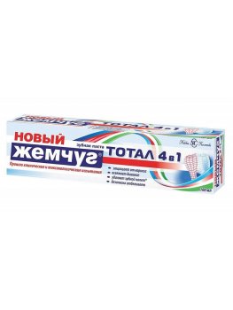 Паста зубная Новый жемчуг Тотал 100 мл
