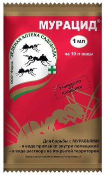 Инсектицид Зеленая Аптека Садовода Мурацид 5 г 1 мл