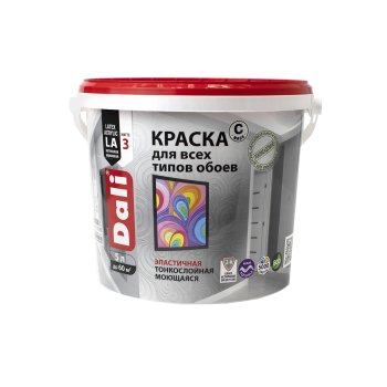 Краска водно-дисперсионная Dali основа для колеровки основа C 5 л