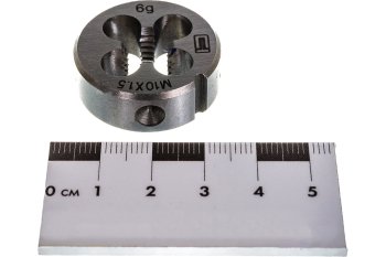 Плашка М10 1,5 мм Сибртех 1 предмет