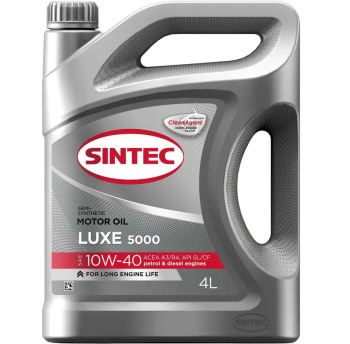 Масло моторное SINTEC Luxe 5000 10W40 4л SL/CF