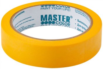 Лента малярная Master Color 24 мм х 25м золотой