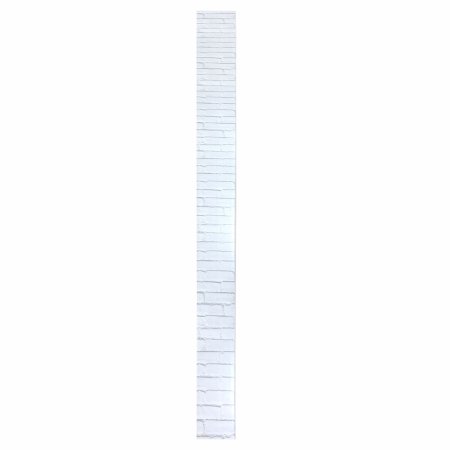 Панель ПВХ Кирпич белый 250х2700 мм