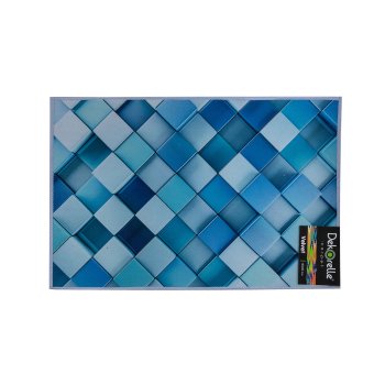 Коврик влаговпитывающий Dekorelle Velvet 60х40 см мультиколор