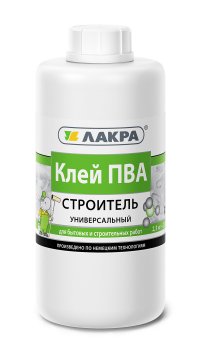 Клей ПВА Лакра СТРОИТЕЛЬ 2,3 кг