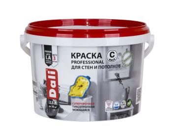 Краска водно-дисперсионная Dali Professional 3 основа для колеровки основа C 2,5 л