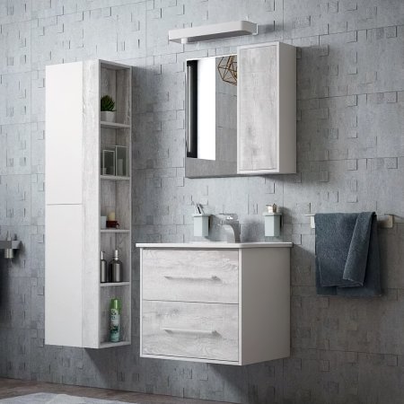 Зеркало для ванной прямоугольное 40х65см Гольф
