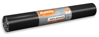 Пакеты для мусора Хозяюшка Мила 120 л 10 шт особопрочные