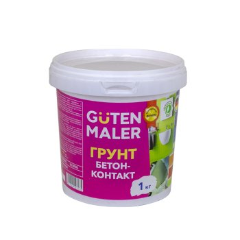 Грунтовка бетон-контакт Guten Maler 1 кг