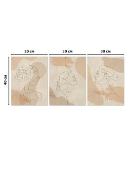 Модульная картина Абстракция 30х40 см