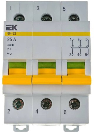 Выключатель нагрузки IEK ВН-32 3P 25А