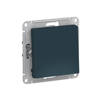 Выключатель встраиваемый Schneider Electric AtlasDesign 1 кл. изумруд без подсветки