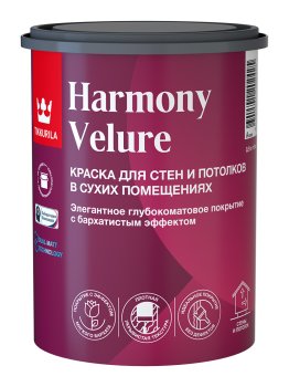 Краска водно-дисперсионная Tikkurila HARMONY VELURE основа для колеровки основа C 0,9 л