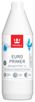 Грунтовка укрепляющая концентрат 1:3  Euro Primer Tikkurila 0,9 л