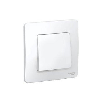 Переключатель встраиваемый Schneider Electric Blanca 1 кл. белый без подсветки