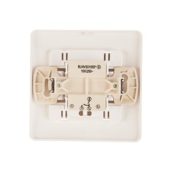 Выключатель встраиваемый Schneider Electric Blanca 2 кл. молочный без подсветки