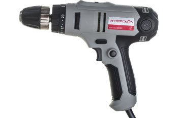 Дрель-шуруповерт сетевая Интерскол ДШ-10/320Э2(Т) 320Вт 35Нм