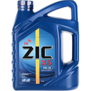 Масло моторное ZIC X5 5W30 4л SM