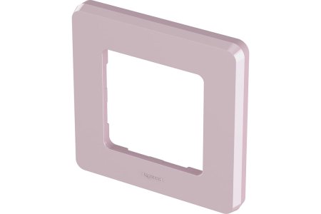 Рамка Legrand Inspiria 1 пост, цвет розовый