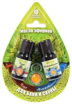 Эфирное масло  Банные штучки Кедровая хвоя и ягоды можжевельника 2 шт, 10 мл