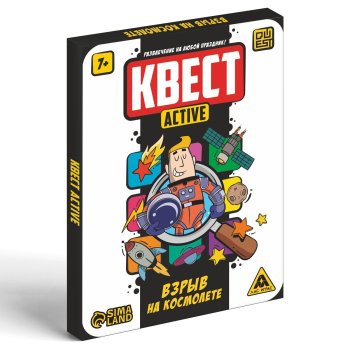 Игра настольная Квест взрыв в космолете