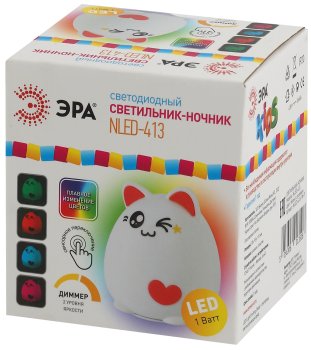 Настольная лампа ЭРА NLED-413 1Вт LED цвет белый