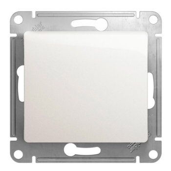 Выключатель встраиваемый Schneider Electric Glossa 1 кл. перламутр без подсветки