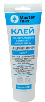 Клей универсальный MasterTeks HomeMaster ремонтно-монтажный белый 400 гр