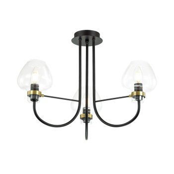 Люстра Lumion Ilona E14х3шт цвет черный