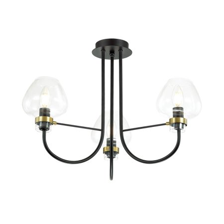 Люстра Lumion Ilona E14х3шт цвет черный