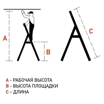 Лестница трансформер STAIRS 4х4 ступени алюминиевая