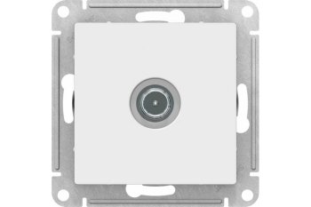Розетка TV оконечная встраиваемая Schneider Electric AtlasDesign белый