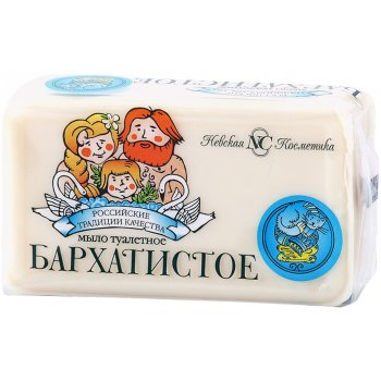 Мыло туалетное Бархатистое 140г нет нет нет 1шт.