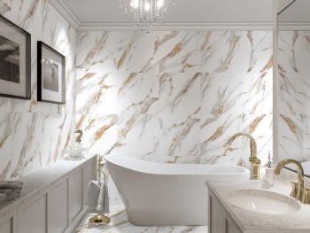Керамогранит Calacatta Royal GT,  цвет белый